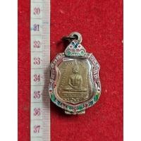 ราคา เหรียญ หลวงพ่อโสธร วัดโสธรวราราม ราชวรวิหาร เนื้อทองแดง พร้อมกรอบเงิน ลงยา (25108932742)