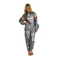 ราคา ชุดซาวน่า Sauna suit silver ชุดออกกำลังกายรีดเหงื่อสีเงิน (67430629)