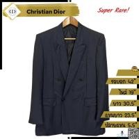 ราคา สูท Christian Dior สีเทา ทรง Double Breasted (25863837554)