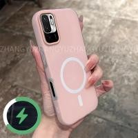 ราคา เหมาะสําหรับ Redmi Note 10 5g เคสโทรศัพท์ใหม่กันกระแทกแม่เหล็กไร้สายชาร์จแหวนเคสโทรศัพท์ GD02 (47705432826)