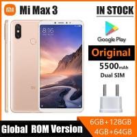 ราคา โทรศัพท์มือถือ สมาร์ทโฟน Xiaomi Mi Max 3, ปลดล็อคสมาร์ทโฟน Android 6.9 นิ้ว 4G RAM 64GB ROM ลายนิ้วมือ Qualcomm Snapdragon 652 (28801810119)
