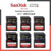 ราคา SanDisk Extreme PRO UHS II 64 128 256 SDXC Speed 300 MB/s 300 MB/s (SDSDXDM) เมมโมรีกล้องDSLR (2362261137)
