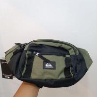 ราคา Quiksilver กระเป๋าคาดเอวผู้ชาย lone walker waistpack สีดํา เขียว ใหม่ (51304896479)