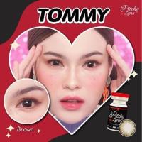 ราคา Pitchy Tommy Gray Brown บิ๊กอาย สุดปัง คอนแทคเลนส์ รายเดือน มีอย แถมตลับฟรี (29724789821)