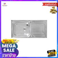 ราคา ซิงค์ฝัง 1หลุม 1ที่พักขวา TECNOSTAR HM 1050 สเตนเลสBuilt-in Sink 1B1D TECNOSTAR HM 1050 SS (19847693153)