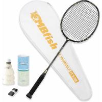 ราคา ชุดไม้แบดมินตันพร้อมลูกแข่งคาร์บอนไฟเบอร์ 1 ลูกขนไก่ 3 ลูกเทปจับ 2 ใบและถุงแบดมินตัน 1 ใบ (57302794193)
