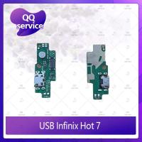 ราคา USB Infinix hot 7 อะไหล่สายแพรตูดชาร์จ แพรก้นชาร์จ Charging Connector Port Flex Cable（ได้1ชิ้นค่ะ) QQ service (14889136519)