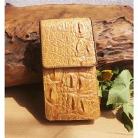 ราคา Springsong ซองใส่มือถือ หนังแท้ของแท้ สีแทนสดใส่ Made From Crocodile Leather กระเป๋าใส่มือถือ หนังจระเข้ 950 (19451721216)