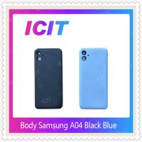 ราคา Body Samsung A04 อะไหล่บอดี้ เคสกลางพร้อมฝาหลัง Body อะไหล่มือถือ คุณภาพดี ICIT-Display (22916217793)