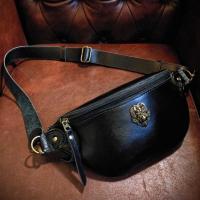 ราคา กระเป๋าหนัง (มือ1) คาดเอว, หนังวัวแท้ สีดำ (25313180047)