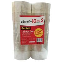ราคา สก๊อตซ์ เทปใส Scotch® เทปปิดกล่อง รุ่น #3609 10 แถม 2 ขนาด 48มม x 40 ม หน้ากว้าง 2 นิ้ว สก๊อตเทปปิดกล่อง สก๊อตเทป (8213573103)