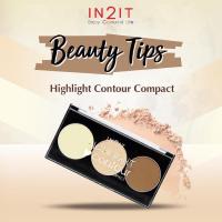ราคา พาเลทสำหรับไฮไลท์ และคอนทัวร์เนื้อฝุ่น เม็ดสีชัด เกลี่ยง่าย ติดทนนาน IN2IT (2929701140)