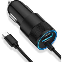 ราคา Fast Car Charger Adapter สําหรับ Motorola Razr Ultra 2025, Edge, Edge+, Edge Plus, 2025 2024 2023 2022, Moto G Stylus Power Play 2025 2024 5G, USB C โทรศัพท์รถยนต์ Auto ปลั๊ก (57403169626)