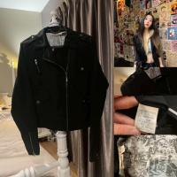 ราคา แจ็คเก็ตยีนส์สีดำ Authentic DKNY Jeans ✔️✔️✨✨ Black long sleeve jacket (57002138338)