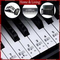 ราคา 54/61/88 Keys Piano Keyboard Stickers Electronic Keyboard for Key Piano Stave (29078237300)