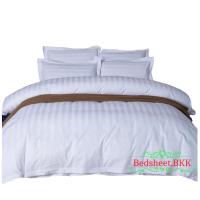 ราคา ชุดผ้านวมลายริ้วสีขาว ผ้านวม6ฟุต แบบโรงแรม (18102152839)