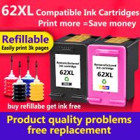ราคา HP 62XL สีดำ HP62 หมึก HP62XL ตลับหมึกรีฟิลเข้ากันได้สำหรับ HP 5540 5542 5544 5545 5640 5642 5643 5644 5646 5660 5661 (9170628736)