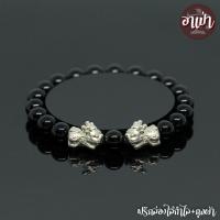 ราคา หินนิลดำ หินแบล๊คโอนิกซ์ Onyx ขนาด 8 มิล เบบี้ปี่เซียะ 1 คู่ เงินแท้ 92.5% ปี่เซียะเด็ก หินแท้ 100% หินสีดำ หินมงคล (7329945819)