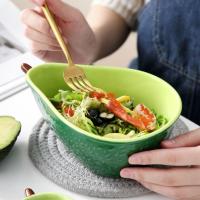 ราคา จาน ชามเซรามิค อโวคาโด ชามสลัด ชามอโวคาโด (40076212169)