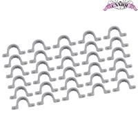 ราคา CNXIQU 30 ชิ้น แคลมป์สายรัดท่อ Conduit​, พลาสติก​ 1/2นิ้ว​ สายรัดท่อพีวีซี​, ไม่ใช่-โลหะ​ 1 นิ้ว​ สีเทา​ 3/4นิ้ว​ แคลมป์รัดท่อพลาสติก​ สําหรับท่อพีวีซีและสายเคเบิล​ (52755314167)