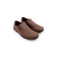 ราคา MANWOOD รองเท้าลำลอง หนังแท้ รุ่น CB411-41 สีน้ำตาล (26100708455)