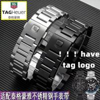 ราคา สร้อยข้อมือสแตนเลสสําหรับ TAG Heuer สําหรับ Carrera / Aquaracer - สายนาฬิกาทดแทนสําหรับ Formula 1, Link, Professional 200, 300, 400M Divers ขนาด 22mm. (27990636955)