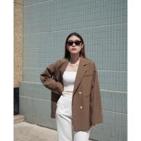 ราคา TWOMORROW l Blazer น้ำตาล (18174023176)