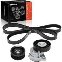 ราคา A-Premium Engine Serpentine Belt Drive Kit เข้ากันได้กับ Mercedes-Benz C240, C280, C320, C43 AMG, E320, E430, S430, S500, G500, SL500, SL500, SLK320, CLG320K, CL55, CL430K (29643575082)