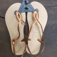 ราคา Havaianas luna rose gold size35-36 (444711172)