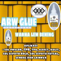 ราคา ARW SHOES GLUE กาวแรงมาก GLUE สําหรับรองเท้าและรองเท้าแตะทุกรุ่น ขนาดบรรจุภัณฑ์ละ 100 มล. สีใส (55952413747)