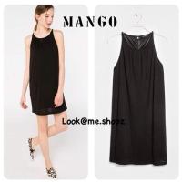 ราคา MNG : Black Pleated Dress (1535236656)