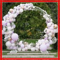 ราคา Suitable for indoor and outdoor floral balloon wreaths, heavy-duty round wedding arch metal ring garden gazebo (42127410212)
