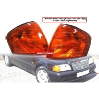 ราคา Mercedes Benz C Class W202 C200 AMBER ด้านหน้าสัญญาณมุมโคมไฟไฟแสดงสถานะโคมไฟ Lampu Sisi (47704678320)