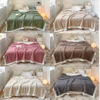 ราคา (Hi-me shop)ผ้าห่มขนแกะขนาด200x230cmStandard หนาสองชั้น (40868247761)
