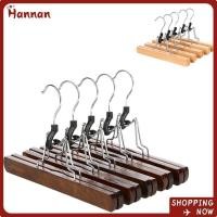 ราคา HANNAN ไม้แขวนเสื้อ, ชั้นวางกระโปรงหน้ายิ้มไม้ 1 ชิ้น, ตะขอกางเกง Hanfu กันลื่นสีย้อนยุคสูง (28394026895)