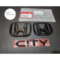 ราคา 1 ชุด 3ชิ้น โลโก้ HONDA CITY (SEDAN) ด้านหน้าแลัท้ายรถ สีดำโครม Black Chrome HONDA CITY 1.0 TURBO RS 4ประตู 2020-2025 (51502332571)