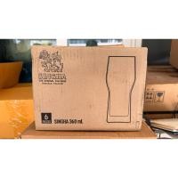 ราคา แก้วเบียร์สิงห์ 1 กล่องแก้ว 6 ใบ ขายยกล่องราคาพิเศษ (51054285088)