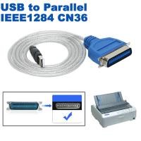 ราคา สาย USB to Parallel Port USB to IEEE1284 CN36 Printer Cable (Connect your old parallel printer to a USB port) แพคถุง (17593074956)