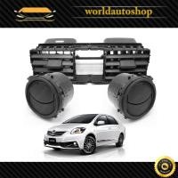 ราคา ช่องลมแอร์ (ชุด3ชิ้น) ช่องแอร์ Toyota vios 2007-2012 ดำด้าน จำนวน 3 ชิ้น (7677352012)