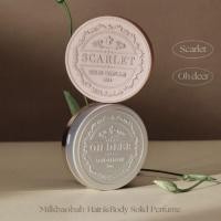 ราคา [MilkBaobab] น้ำหอมโซลิด เพอร์ฟูม บาล์ม (8g) White Musk / Damask Rose I Solid Perfume Balm (41014037861)
