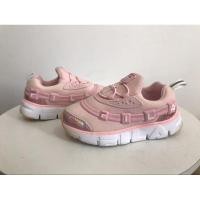 ราคา Fila รองเท้าผ้าใบ แบบสวม สีชมพูพื้นขาว Sz.17 cm. รองเท้าเด็ก มือสอง (25927639914)