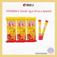 ราคา [LEMONA] Vitamin C Peach 3pouch lemona / lemona vitamin c / vitamin c / vitamin c powder / kakao friends (21971607795)