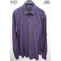 ราคา DAKS LONDON อก46 แท้ เสื้อเชิ๊ตแขนยาวสีม่วง (4967522627)