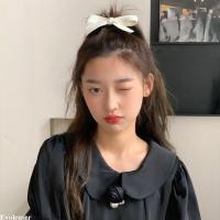 ราคา QXJSimple Multifunctional Side Bangs Clip Ribbon Hair Sweet Cute Hair Accessories (29221064001)