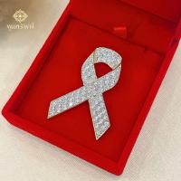 ราคา เข็มกลัดริบบิ้น เข็มกลัดโบว์เพชร เข็มกลัดไว้อาลัย เครื่องประดับไทย พูนทรัพย์ มีใบรับประกัน ชุดไทย QD9Q000 (43775861469)