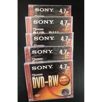 ราคา แผ่น DVD-RW 4.7GB120min ยี่ห้อSONY (3260599229)