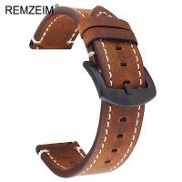 ราคา Handmade Retro Double sided Crazy Horse Skin 18/20/22mm Leather Watch Band Straps Quick Release (4310184853)