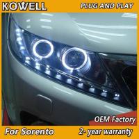 ราคา Car Styling for Kia Sorento Headlamp 2011 2012 2013 Sorento Headlight DRL Turn Signal Low High Beam (55054428104)