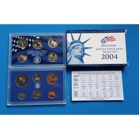 ราคา ชุดเหรียญขัดเงา United States Mint Proof Set 11 Coins 2004-S (20778412074)