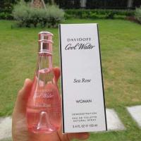 ราคา แท้พร้อมส่ง 100ml.น้ำหอม Davidoff Cool Water Woman Sea Rose Eau de Toilette (19369728031)